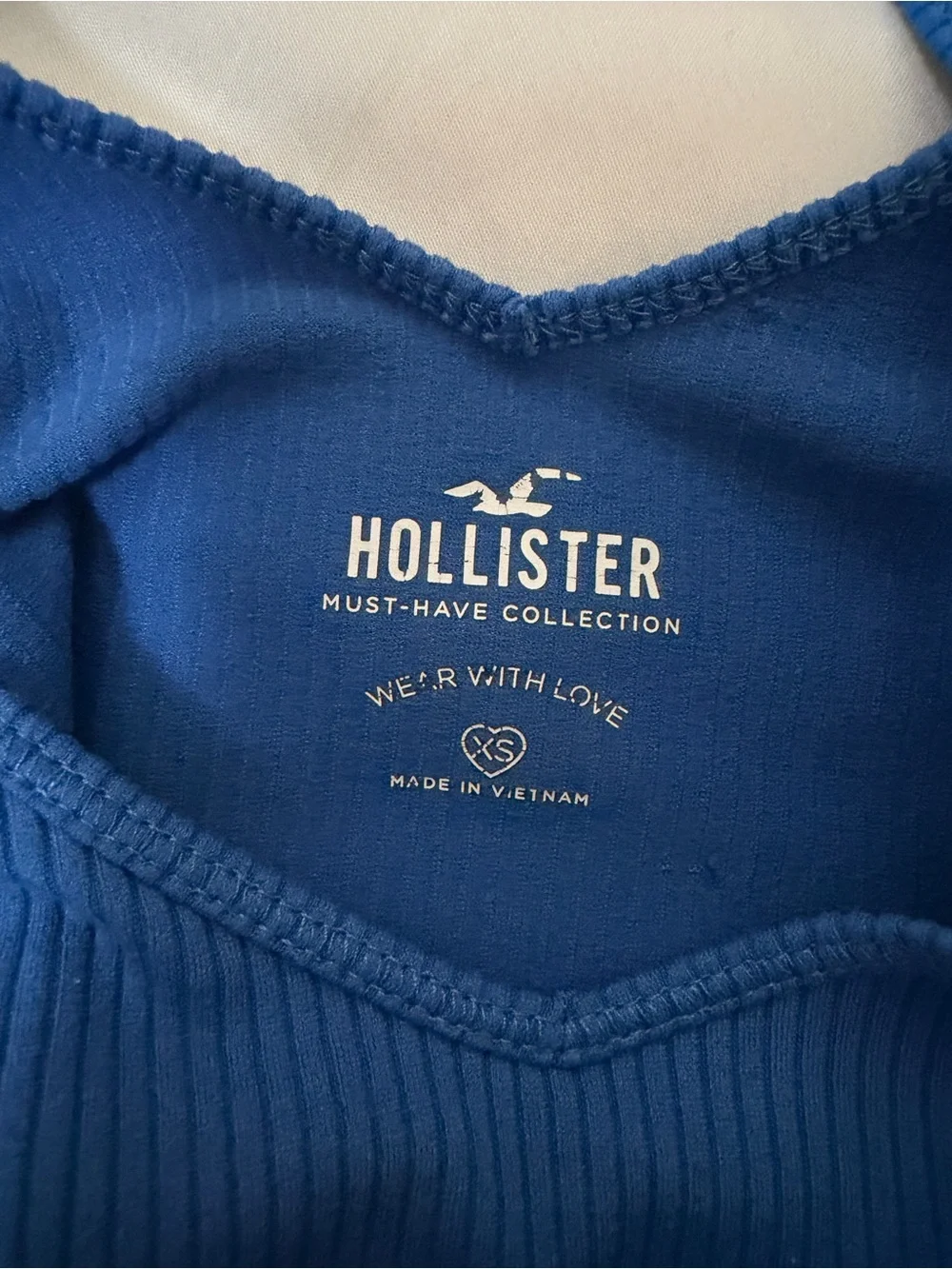 Hollister cropped ribbed